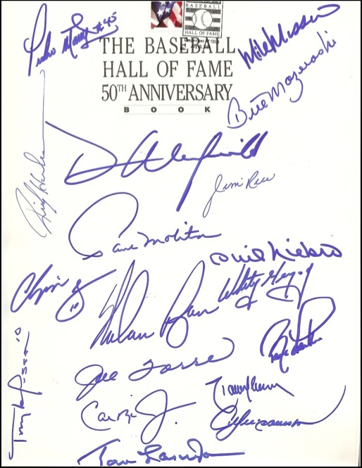 Mussina autograph